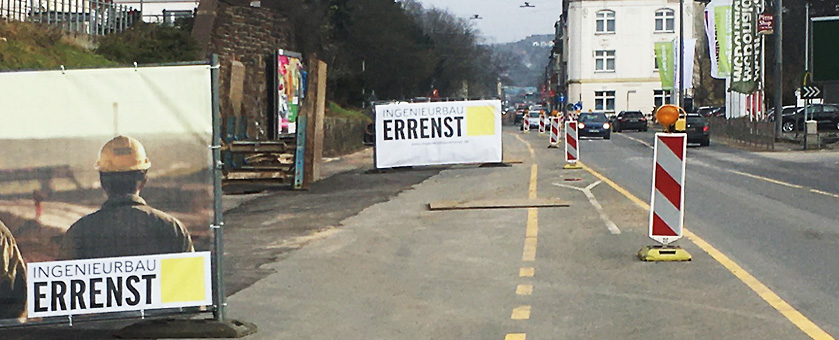 Beispielhafte Errenst-Baustelle